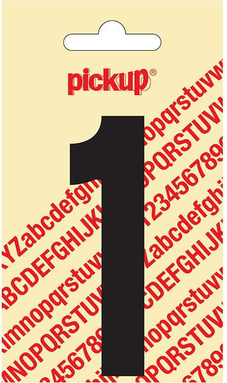 Nobel Sticker 90 mm zwart Pickup