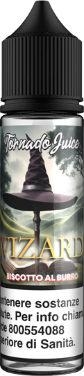 Tornado Juice Wizard Liquido Shot 10ml Biscotto Burro