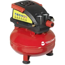 Toolcraft, Kompressor, Druckluftkompressor, 11 l, 230 V, 8 bar (11 l, 8 Bar)