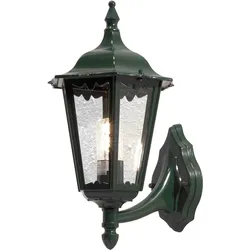Konstsmide Wandleuchte Firenze, grün, klares Glas (7213-600)
