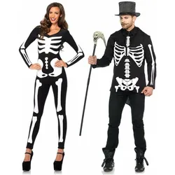 Leg Avenue Skelett Halloweenkostüm für Damen (S)