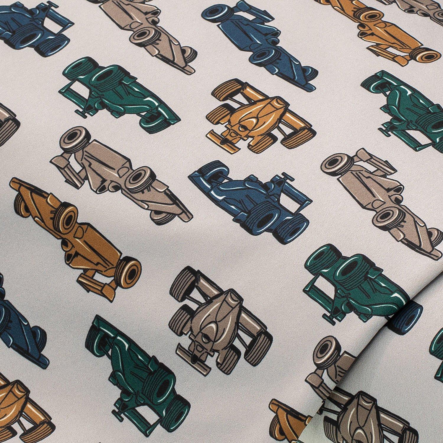 Softshell „Rennwagen“, grau-color