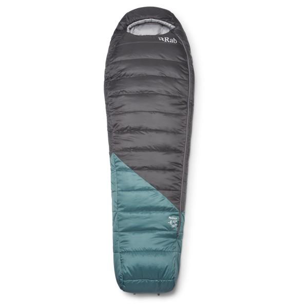 Rab - Radeon -6C / 20F - Kunstfaserschlafsack Gr Regular Wide - Body Size: 185 cm Zip: Left Sage / Graphene