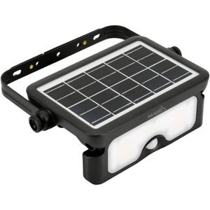 Bemko LED-Außenstrahler Solar Fluter, IP65 wasserdicht, 7 Watt / 900 Lumen, warm- kaltweiß, Solar, mit Bewegungsmelder