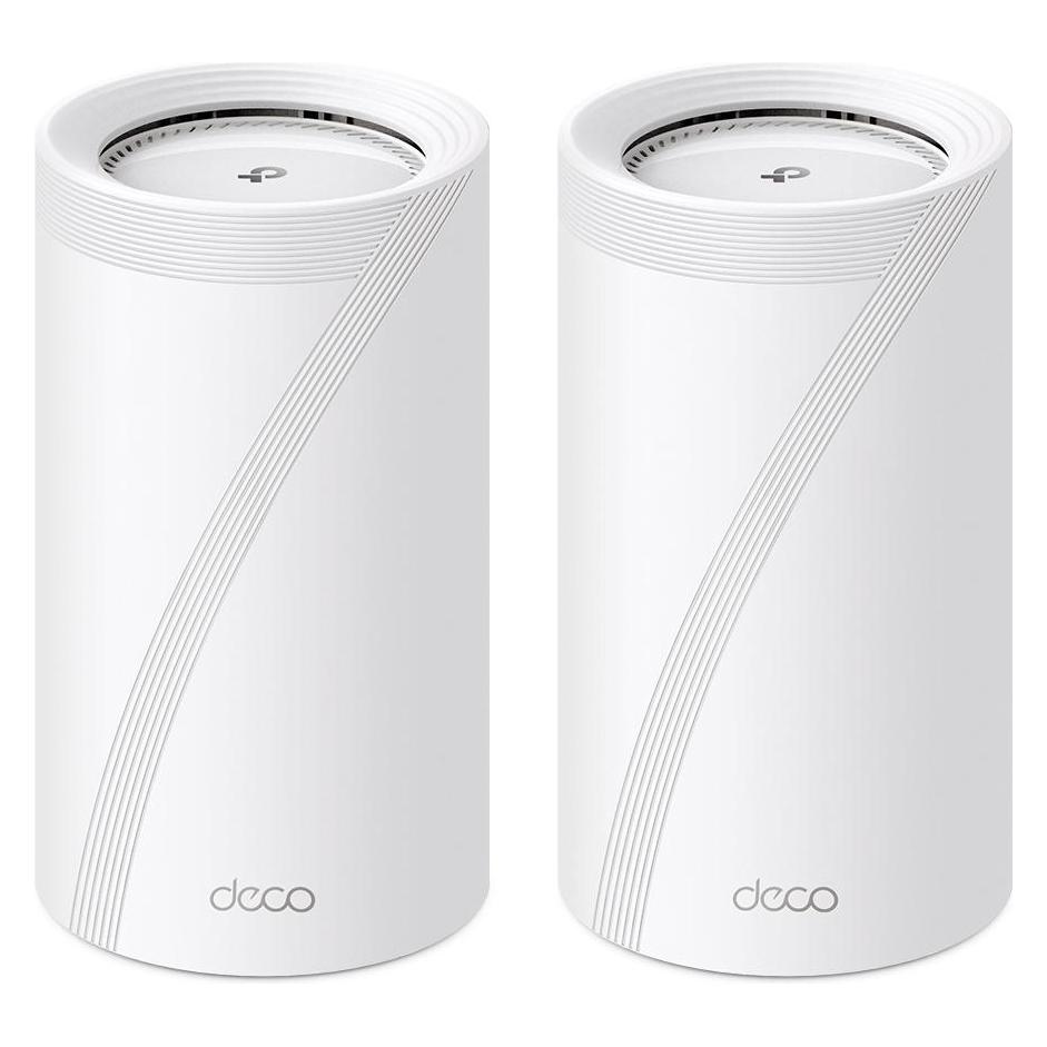 TP-Link (DECO BE85) BE19000 Tri-Band Whole Home Mesh Wi-Fi 7 System, 2 Pack, 12-Stream, 2x 10G Ports, Multi- (Deco BE85(2-pack))