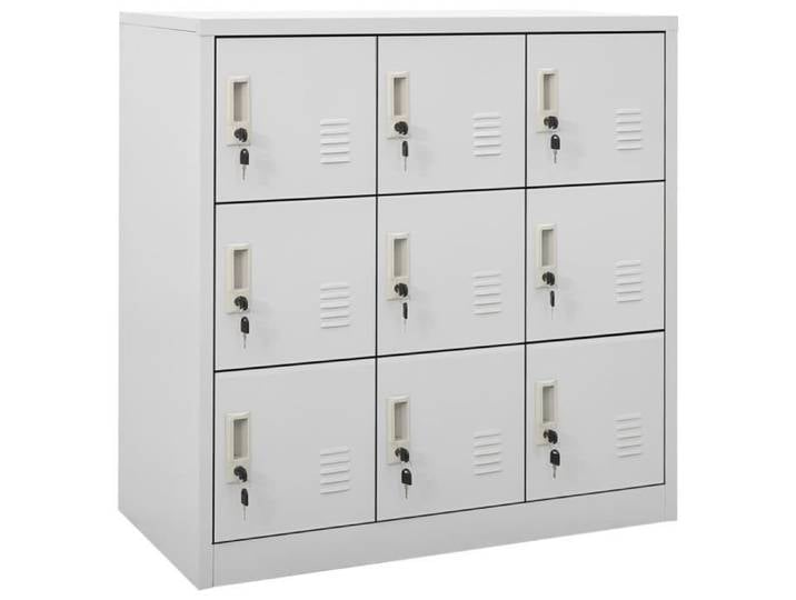 Armoire à casiers - ESTINK - 85670 - Gris clair - Acier - 9 casiers avec serrures