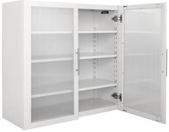Seville Classics HOME Metal Stackable Storage Cabinet for Entryway & Office