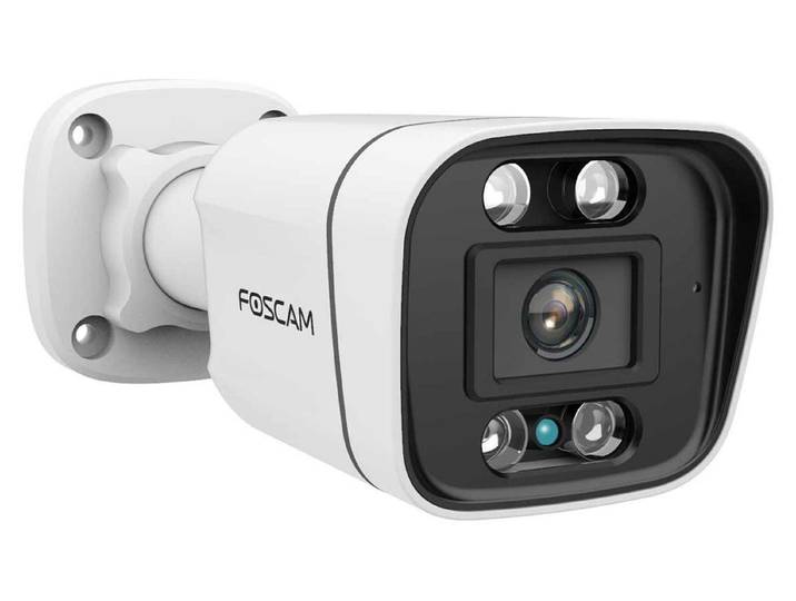 Foscam V5P - Caméra de sécurité IP - Extérieur - filaire - Amazon Alexa & Google Assistant - 4500 K - externe