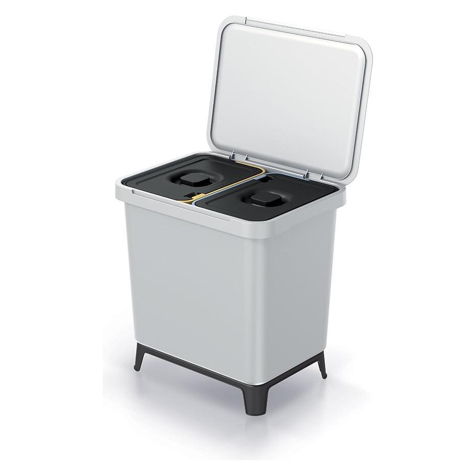 Prosperplast SYSTEMA Abfallbehälter - grau (20 l) (CEN-81011)