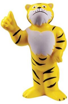 Mascotte Antistress Tigre in Poliuretano 14.6cm   TigerRelax® Personalizzate o neutre