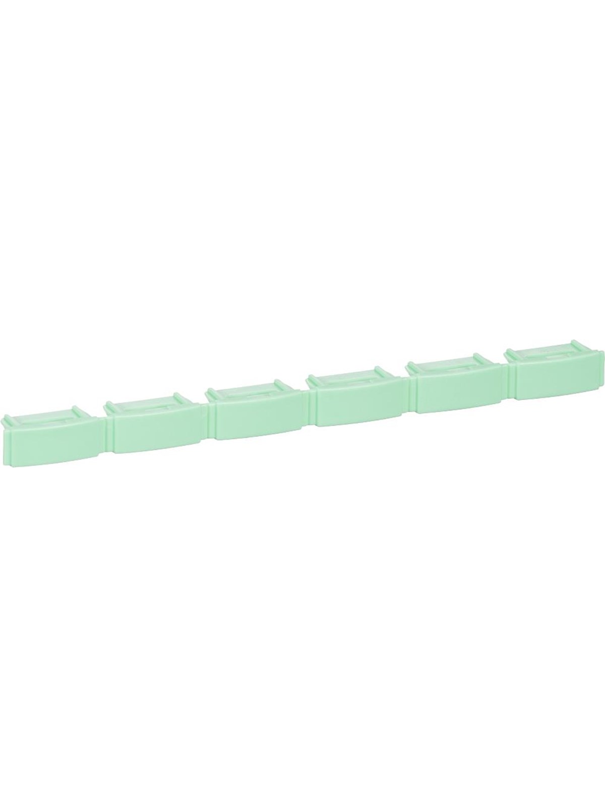 LK Colour code bar green for patchpanel 6p