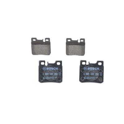 BOSCH Bremsensatz-Hinterachse COATED DISC / STANDARD ik3ebynnr8 Hinterachse belüftet 278mm 24mm für Mercedes
