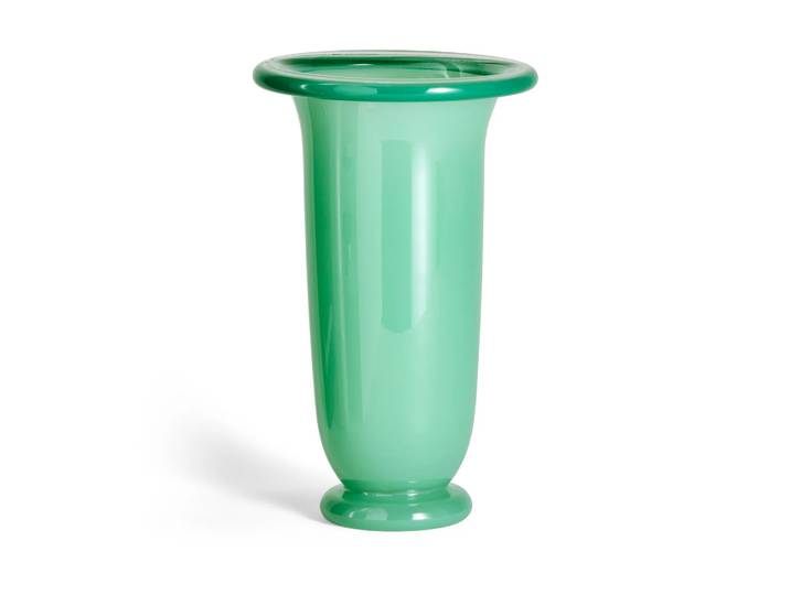 HAY Vase Empire Large Green-dark green rim
