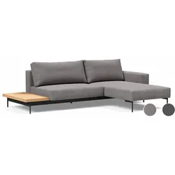 Innovation »Bragi« Sofa Bezug 217 Flashtex Light Grey / ohne Beistelltisch