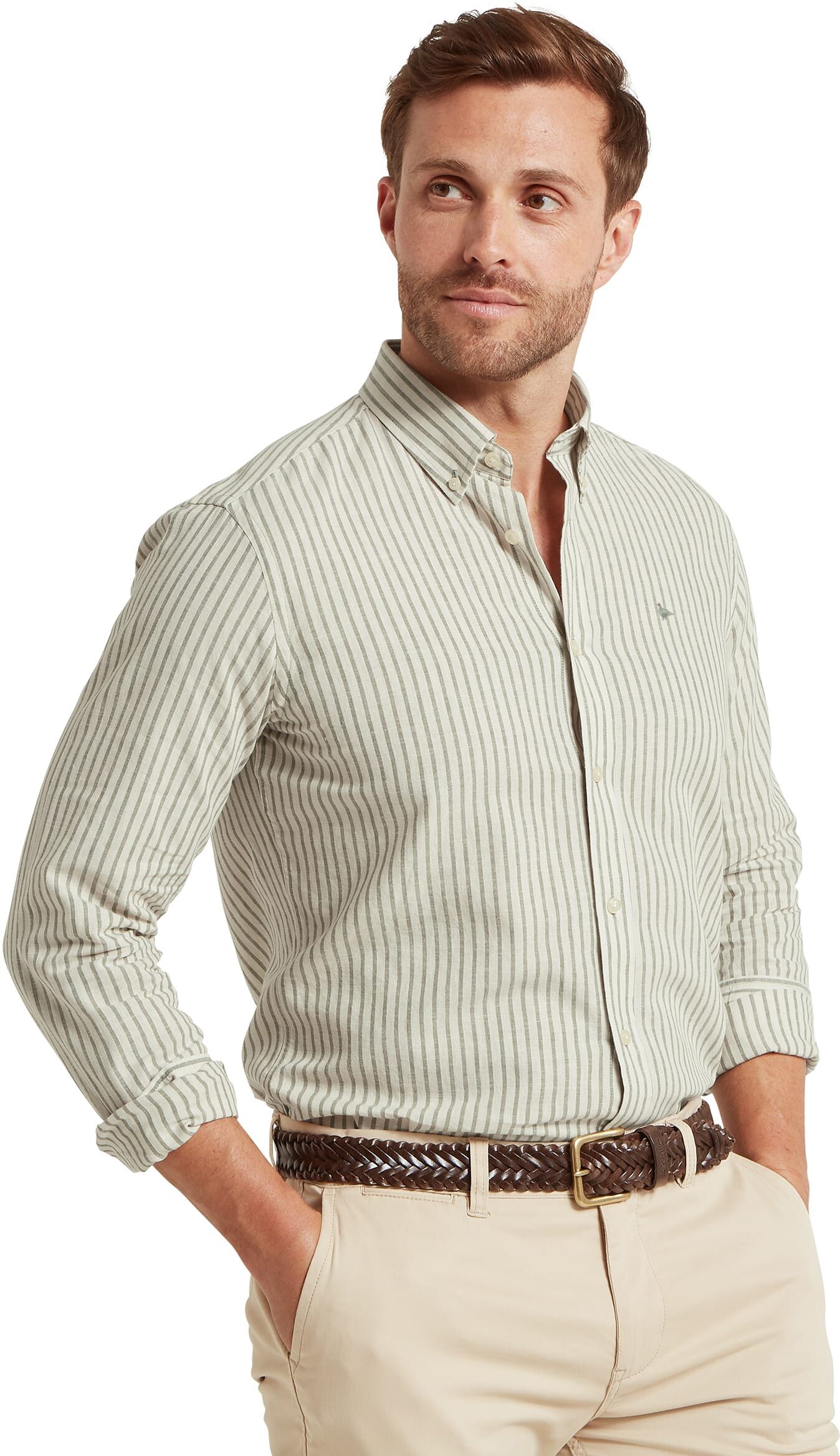 Schöffel Country Walsingham Linen Shirt - Green - Size S - Men