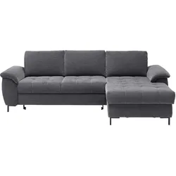 Ecksofa Focus L Grau Chenille
