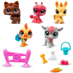 Bandai LPS Set 5 Pets Bauernhof & acces. 4+