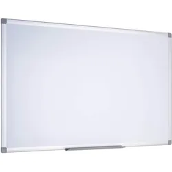 SPRINTIS Whiteboard 90 x 60 cm, magnethaftende Wandtafel, beschreibbares Magnetboard mit Ablage für Büro, Schule und Zuhause, Kunststoff, Aluminium, weiß