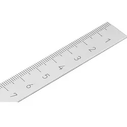 MAßSTAB SELBSTKLEBEND, VERTIKAL, L=300 300X15X1, T=1 MM, EDELSTAHL BLANK, NULLPUNKT OBEN, SKALIERUNG LINKS