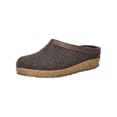 Hausschuh HAFLINGER "Haflinger Hausschuhe Filz", Damen, Gr. 40, braun, Filz, Schuhe Hausschuh