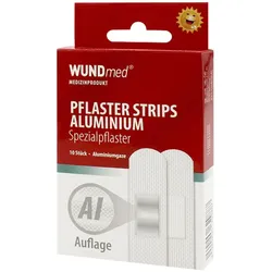 WUNDmed® Pflaster Aluminium grau 10 St.