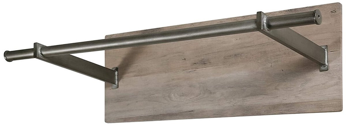 Kapstok Guinee Eiken met 3 haken, Breedte: 85 cm, Diepte: 30 cm, Hoogte: 25 cm