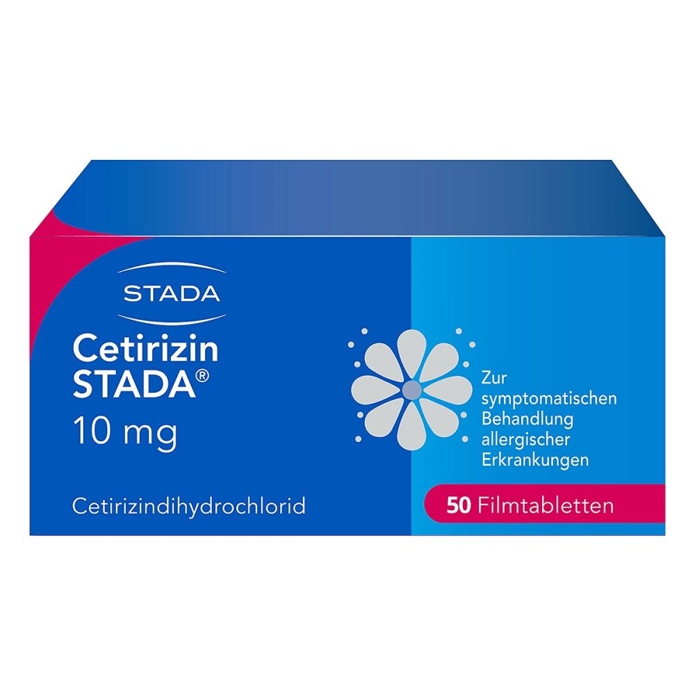 STADA Consumer Health Deutschland GmbH Cetirizin STADA 10mg Filmtabletten bei Allergien 02246610