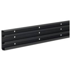 HAGER SL200711 Elektro-Sockelleistensystem SL200711 Unterteil 2000 mm Schwarz 2 m