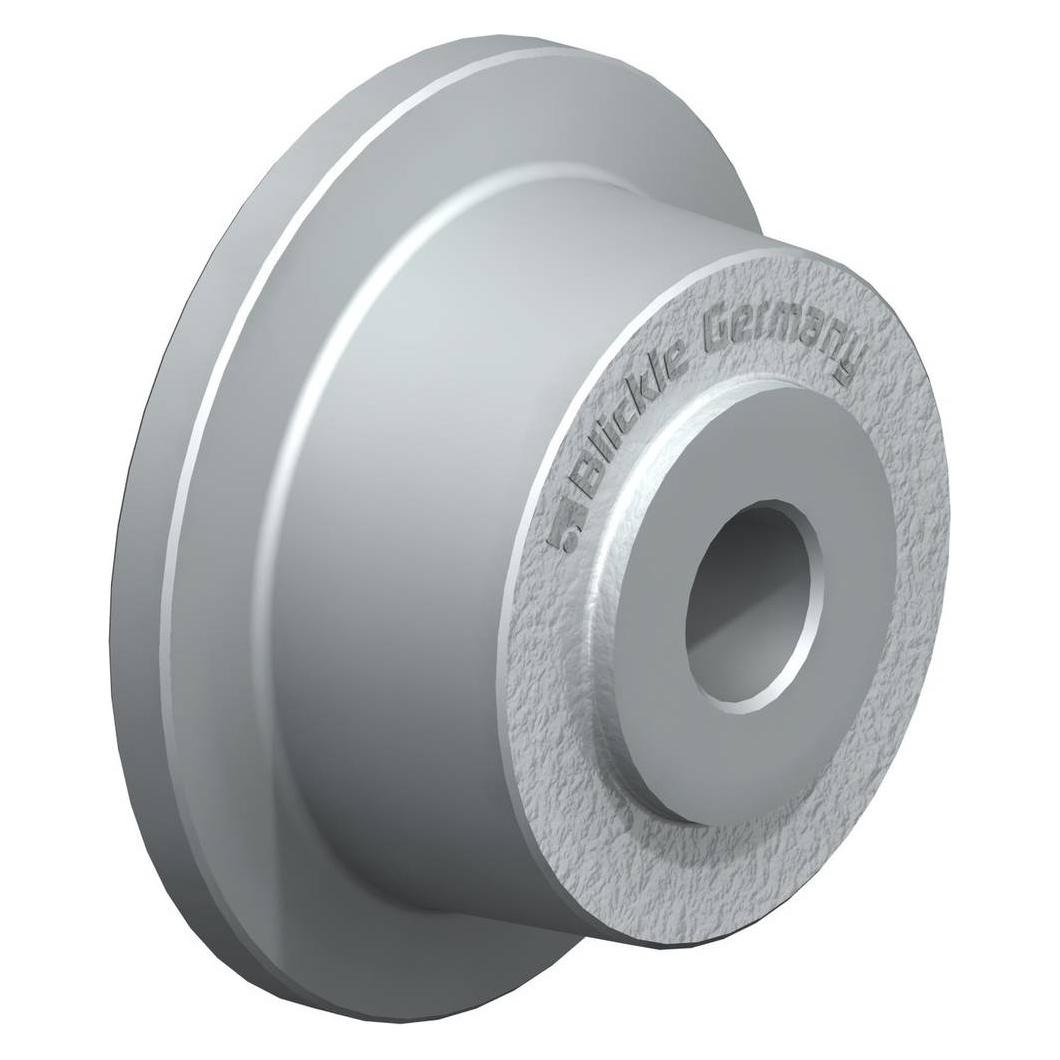 Blickle 8425 Schwerlast-Rad SPK 75G Spurkranzrad Rad-Durchmesser 75 mm Tragfähigkeit max (8425)
