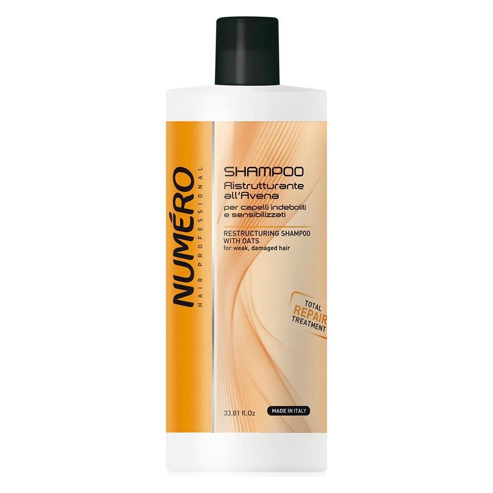 Numero Group Numero Restructuring Shampoo With Oats restrukturyzujący szampon z owsem 1000ml (Flüssiges Shampoo, 1000 ml) (8011935052899)