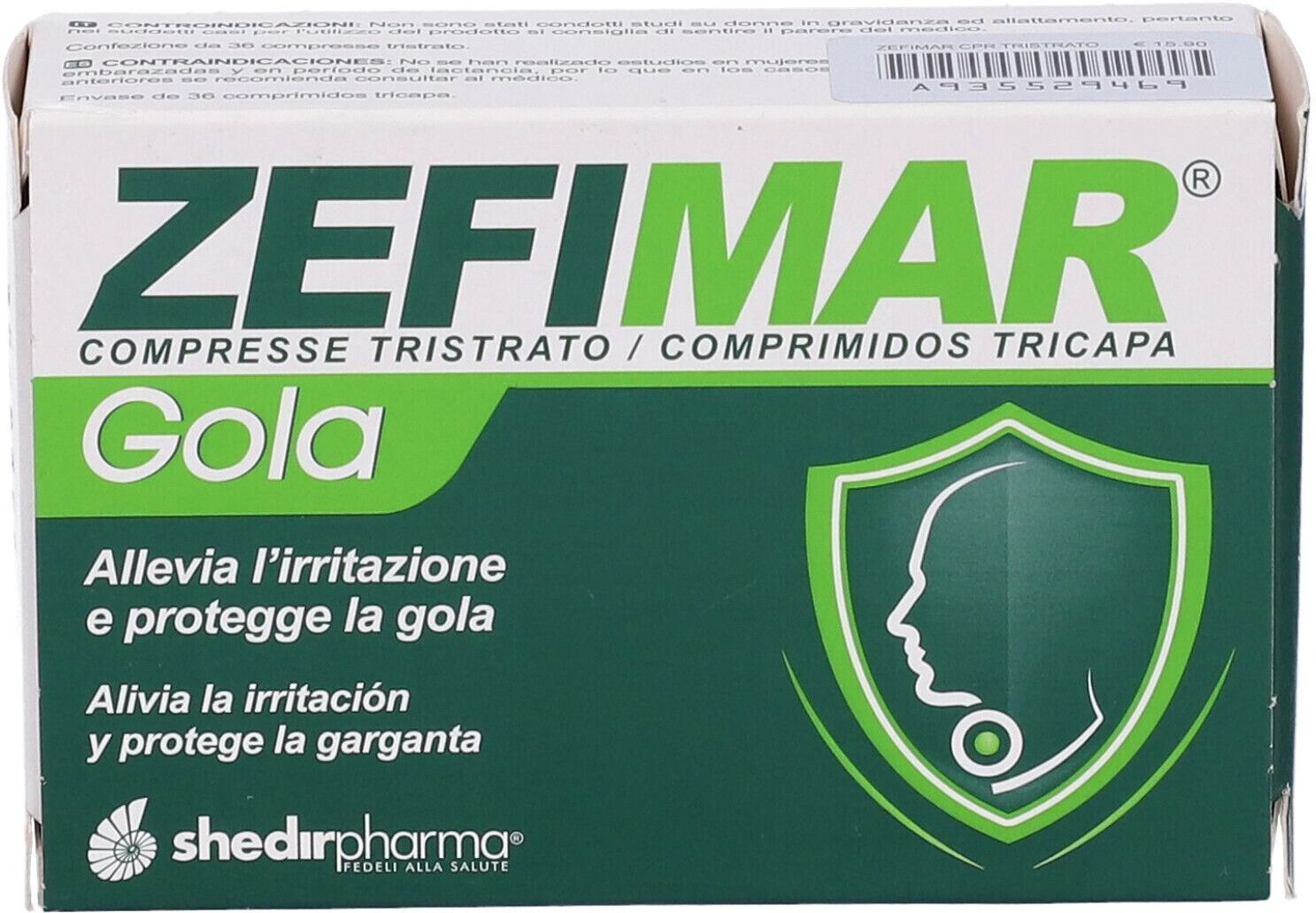 SHEDIR PHARMA Srl Unipersonale Shedir Pharma, Zefimar Gola, 24 Compresse