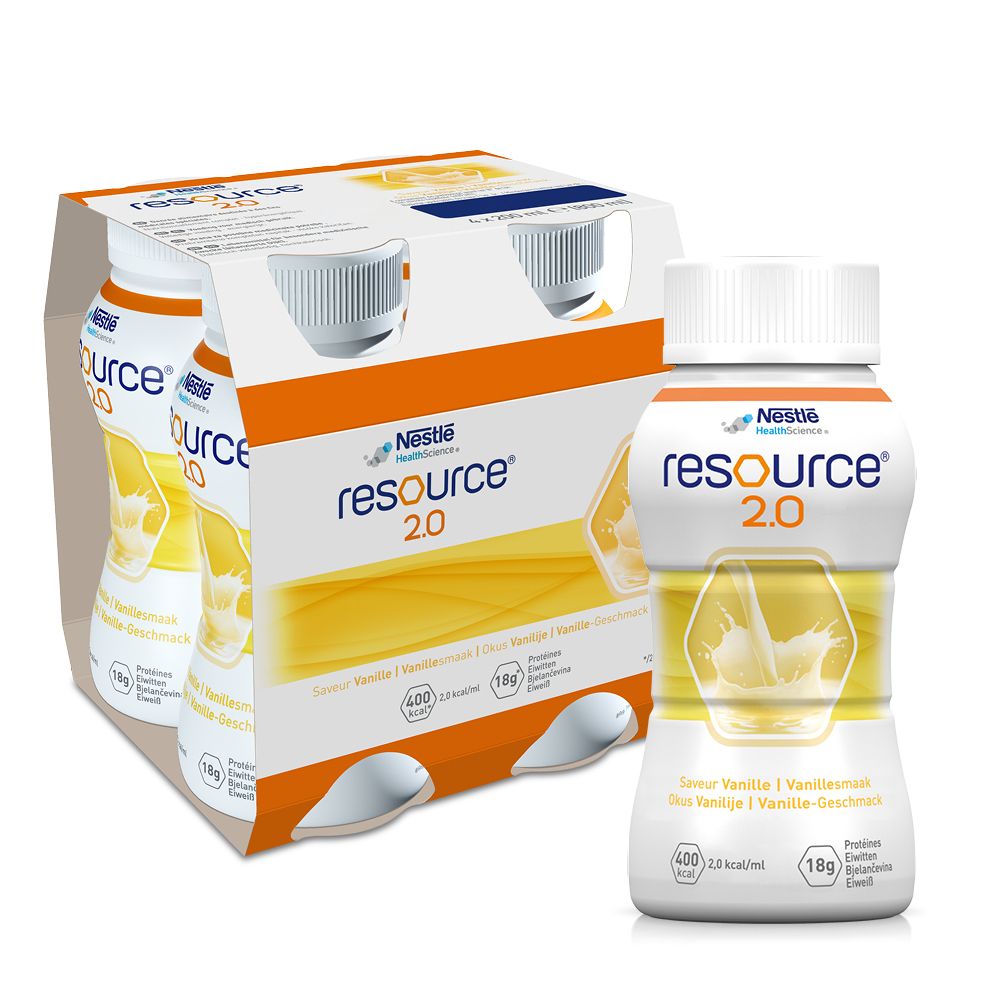 Resource 2.0 Vanille 4x200 ml Flüssigkeit