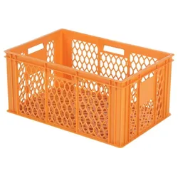 Saro Bäckereikiste BK198 aus Kunststoff ist stapelbar und stabil 600x400x198mm