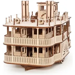 Eco Wood Art Raddampfer "River Princess" - 3D Holzbausatz