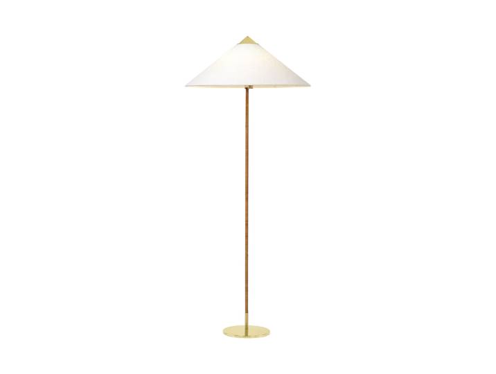 Gubi - Lampadaire Tynell - Beige - Rotin naturel - Designer Paavo Tynell