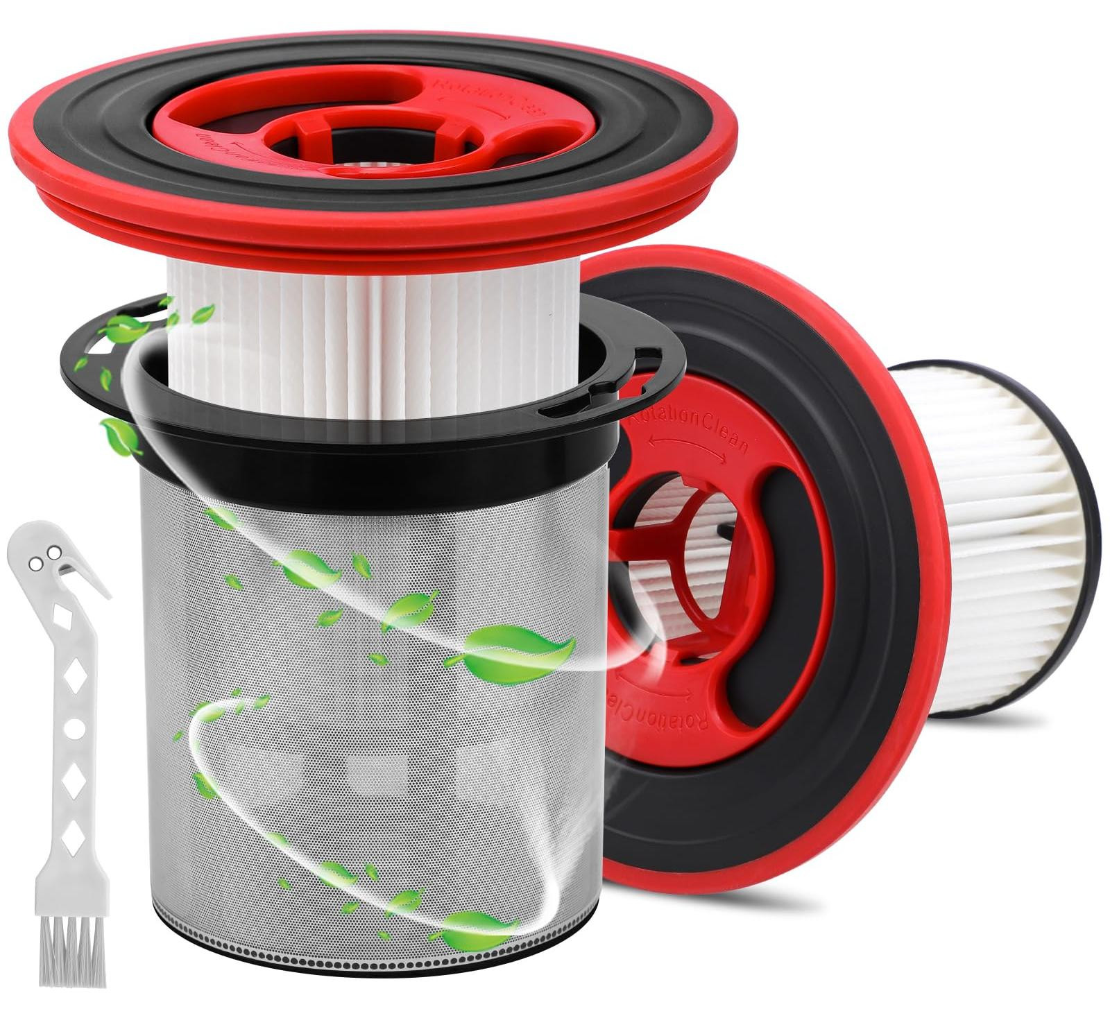Dripio Filtersysteem voor Bosch Unlimited Serie 7 met 2 HEPA-filters en 1 roestvrijstalen voorfilter