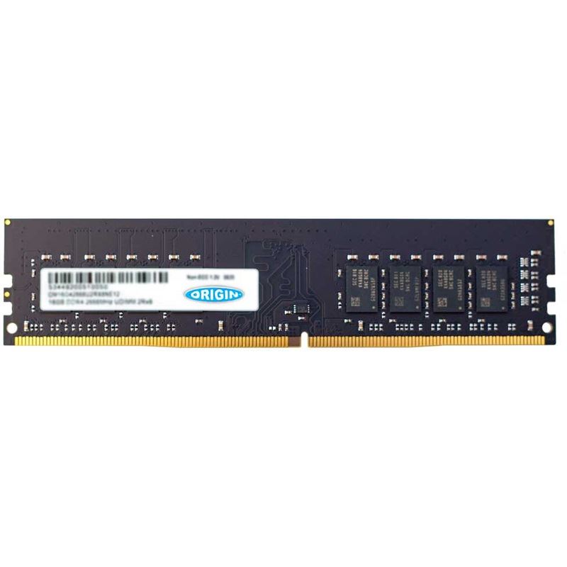 16GB (2x 8GB) Origin Storage DDR4 3200MHZ UDIMM 2RX8 NON-ECC 1.2V