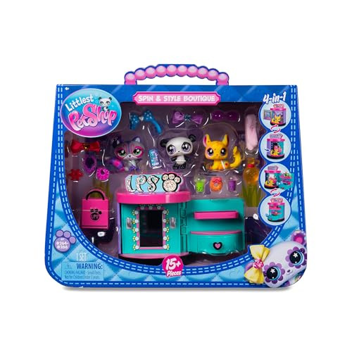 Littlest Pet Shop Sweet and Style 4-in-1 set met 3 dieren en 15 accessoires