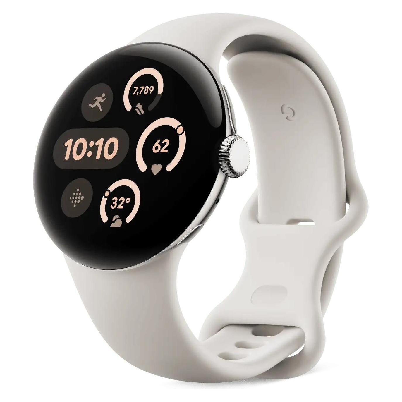 Google Active Band (45 mm, Edelstahl, Fluoroelastomer) (GA06122-WW)