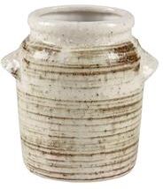 Elk Studio Elk Home Ellen White Finish Earthenware 7 Inch Wide Vase