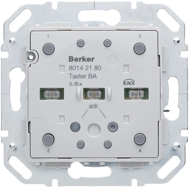Berker Module capteur tactile 2x avec BCU KNX 80142180 (80142180)