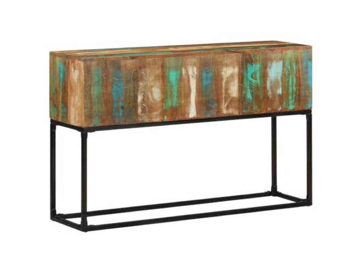 Heofavd Konsolentisch Altholz Massiv Flurtisch Industrial 120x30x75 cm