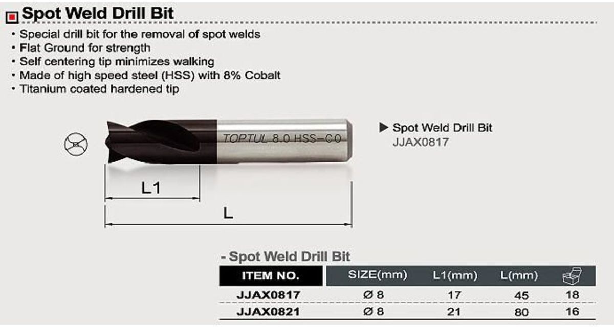 Cortador, para cordões de soldadura TOPTUL 17mm