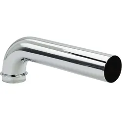 Viega Abgangsbogen 105860 DN 32x250mm, 90Grad, Messing verchromt, mit Bördelrand