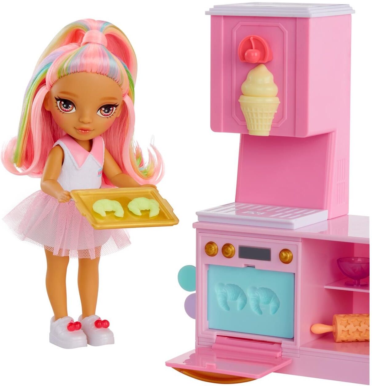 MGA Rainbow High Littles: Dessert Shop with Kandy Doll Playset! (522058)