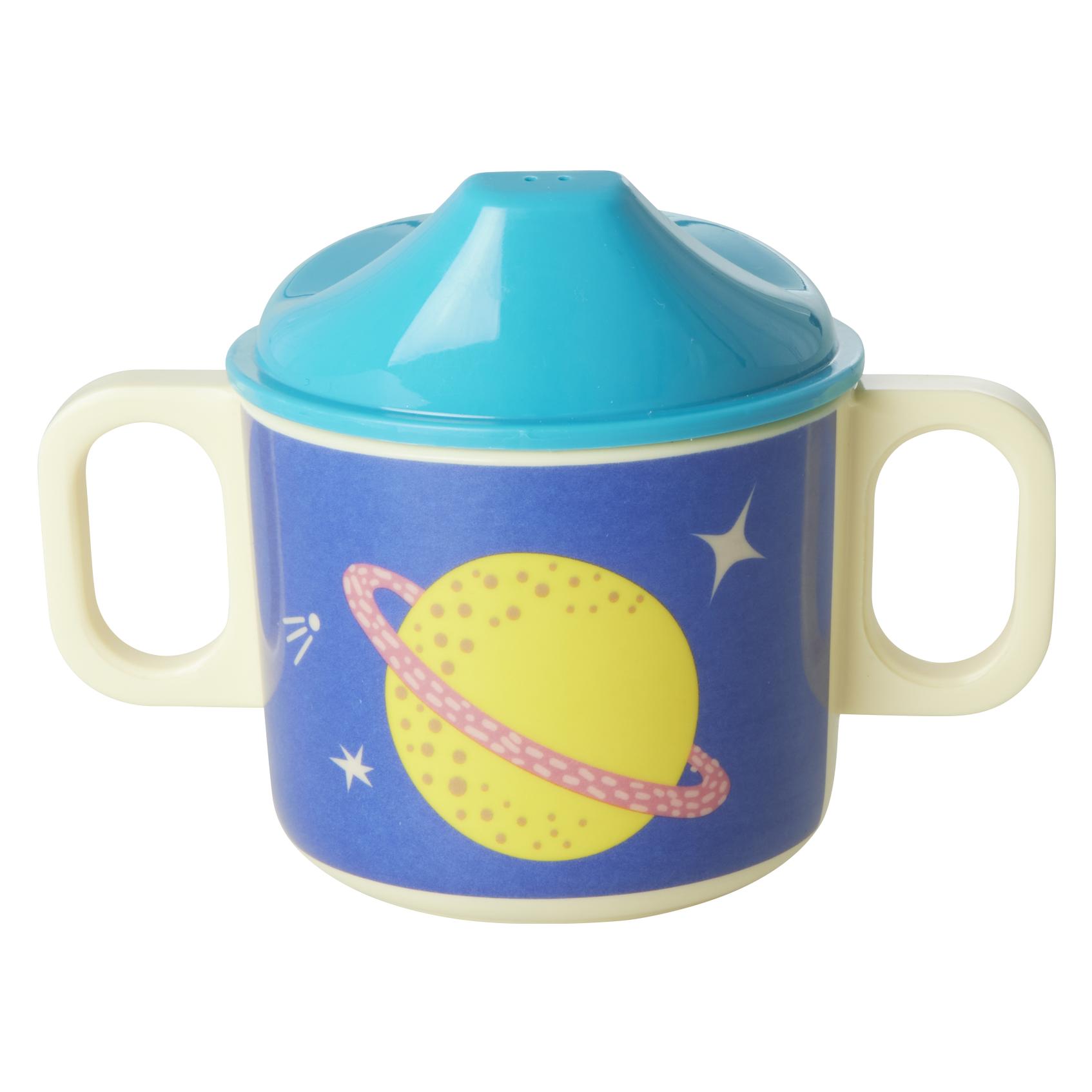 Rice - 2 Handle Baby Cup - Galaxy Print (BABCU-2HGALAXY)