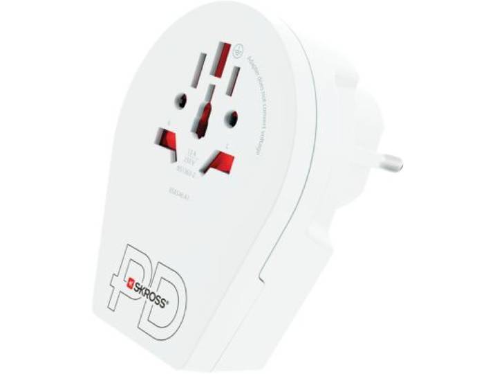 Skross - Adaptateur De Voyage Monde Vers Europe 20w
