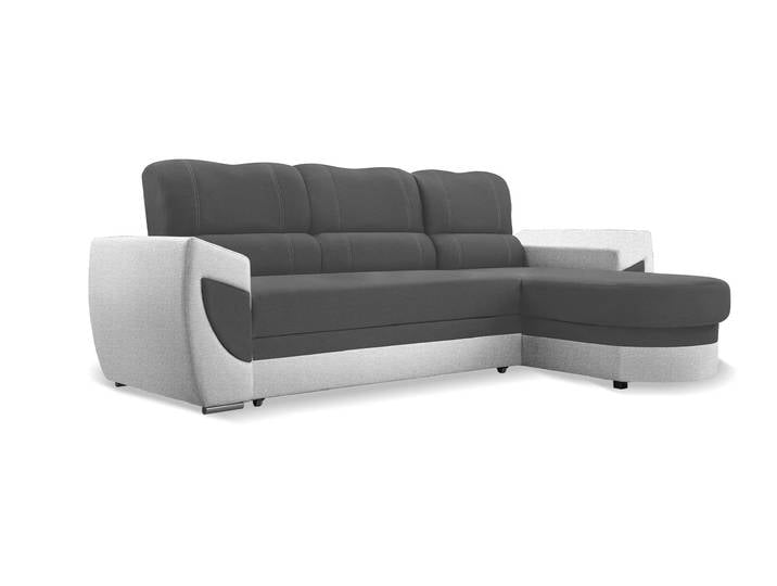 Ecksofa TRENDI Rechts Grau/aschegrau (Bahama 35 + Bahama 31)