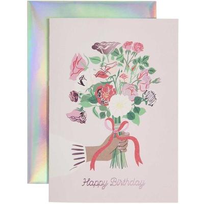 Grußkarte La Vie en Rose, Happy Birthday, B6 MIX