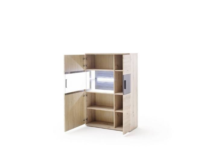 HARPER Highboard Highboard HARPER MADANG BHT 90x134x37 cm braun Hochkommode